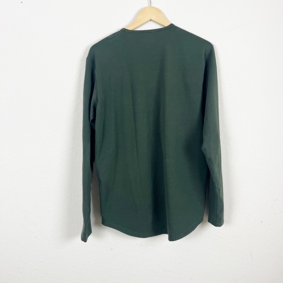 BYLT Green Long Sleeve Shirt Mens Size Medium - Picture 3 of 5